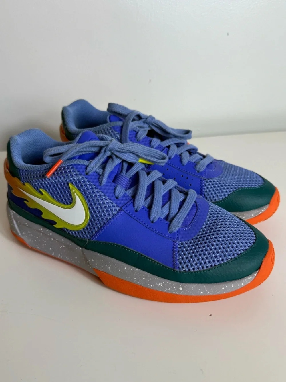 Nike Ja 1 GS Hunger Game Royal University Gold FN4398-400 Kid Size 7Y Basketball